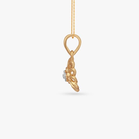 Blossom Halo Diamond Pendant