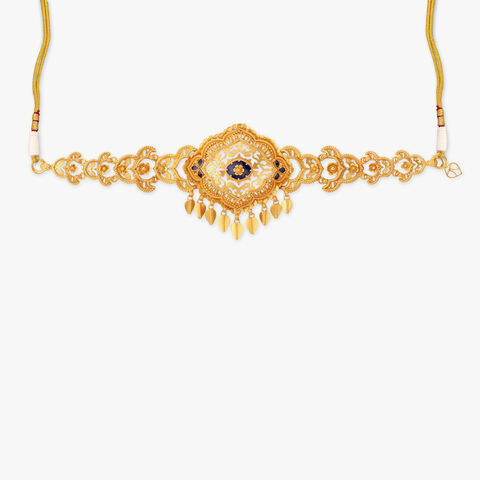Solar Splendour Gold Necklace Set