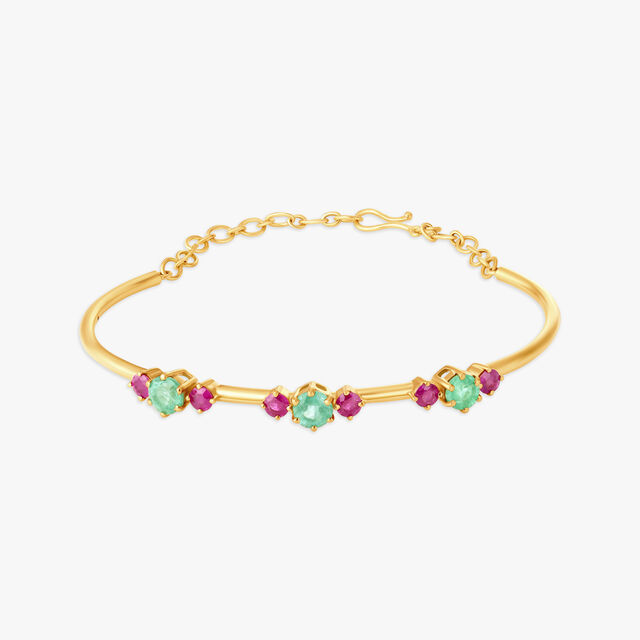 State-of-the-art Gold Bangle,,hi-res image number null
