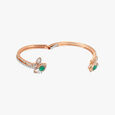 Floral Symphony Emerald and Diamond Bangle,,hi-res image number null