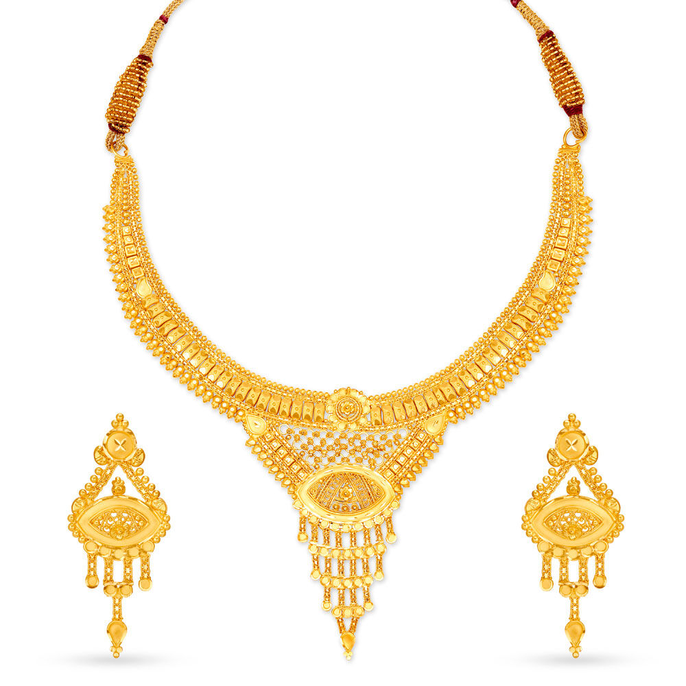 Bengali style necklace top