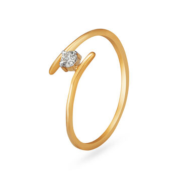 Contemporary Diamond Ring
