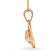 Rose Gold Pendant With Diamonds,,hi-res image number null