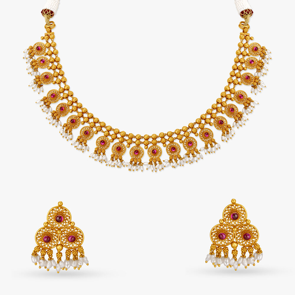 Ornate Traditional Necklace Set