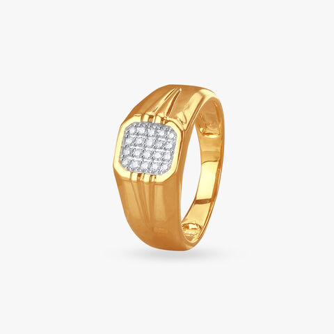 Bold Sophistication Diamond Finger Ring for Men