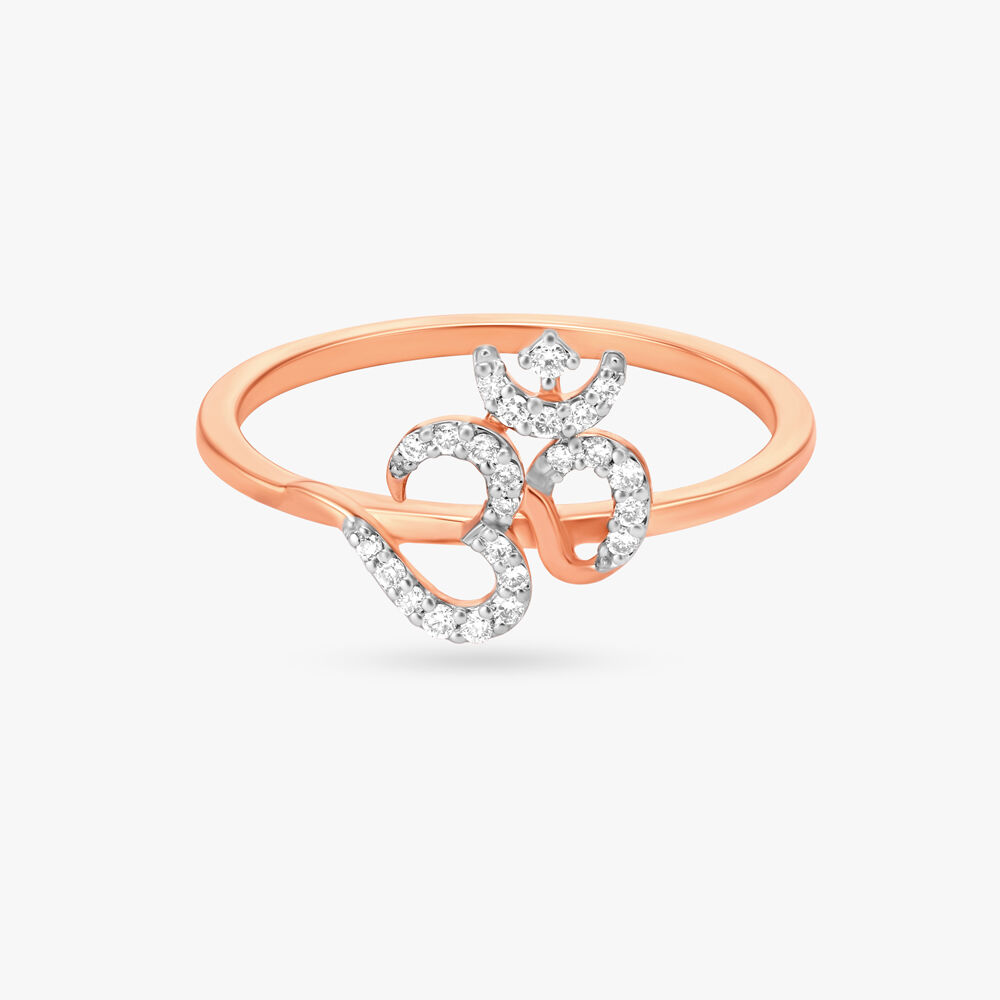 Tanishq om sale ring