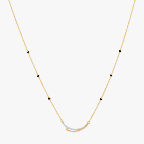 Lunar Arc Diamond Mangalsutra
