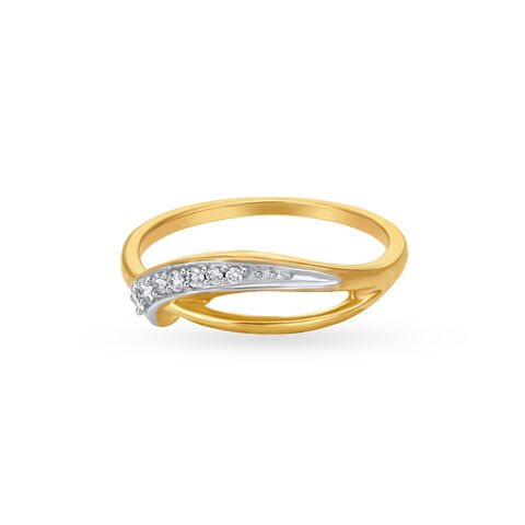 Stylish Diamond Finger Ring