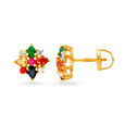 Samidha Navratna Stud Earrings,,hi-res image number null