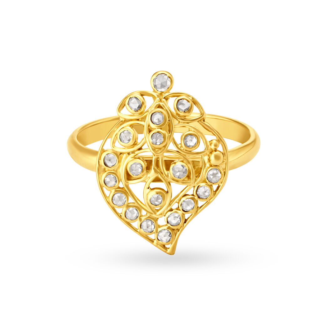 Polki ring shop tanishq