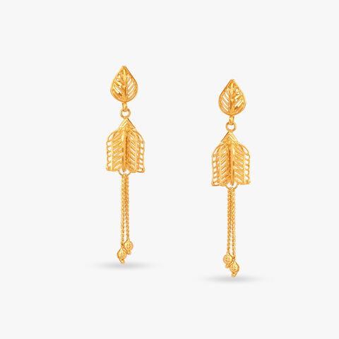Inverted Tulip Drop Earrings