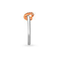 Timeless Platinum and Diamond Ring with Rose Gold,,hi-res image number null