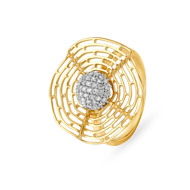 18KT Vivacious Whimsy Diamond Ring,,hi-res image number null