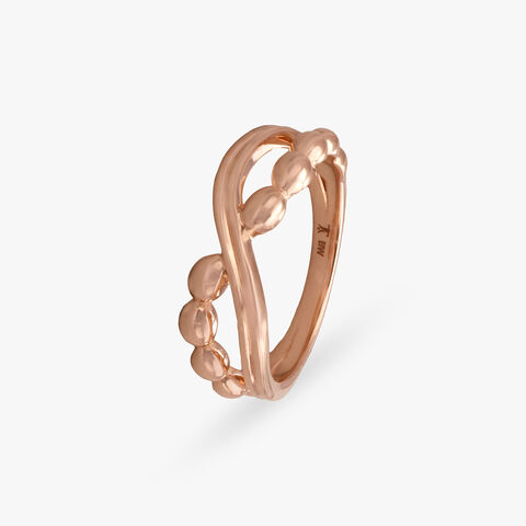 Sphere Chic Gold Finger Ring