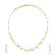 Striking Gold Necklace Set,,hi-res image number null