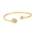 18kt Yellow Gold & Diamond Bangle for the Resilient,,hi-res image number null