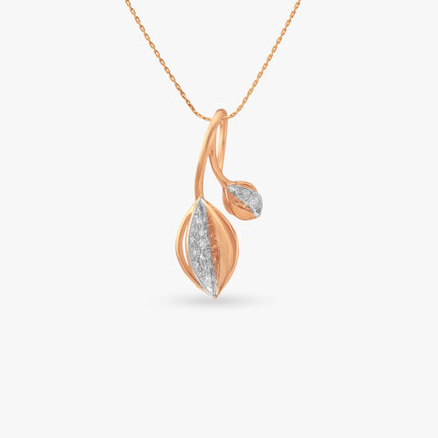 Silent Vein Diamond Pendant