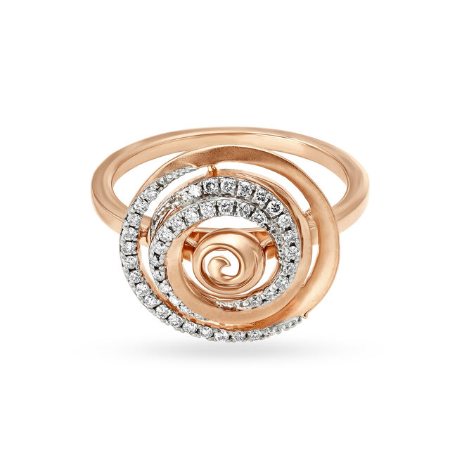 14KT Lighter Side Of Work Rose Gold Finger Ring,,hi-res image number null