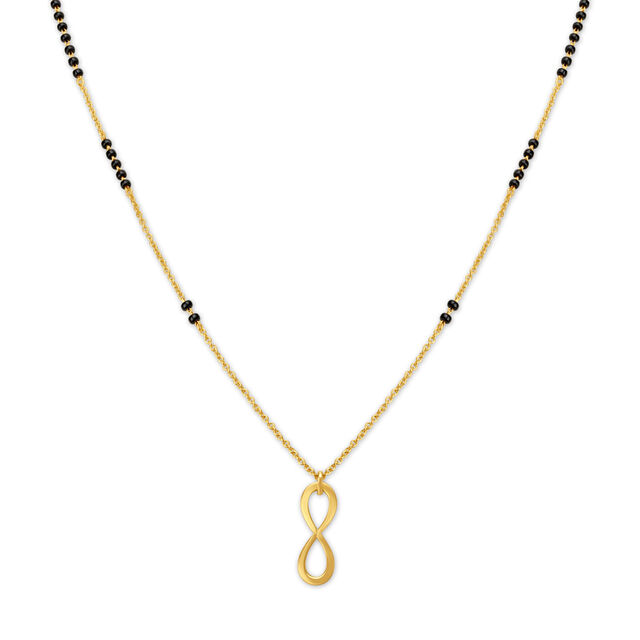 Infinity pendant mangalsutra clearance