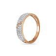 14 KT Statement Rose Gold and Diamond Ring,,hi-res image number null