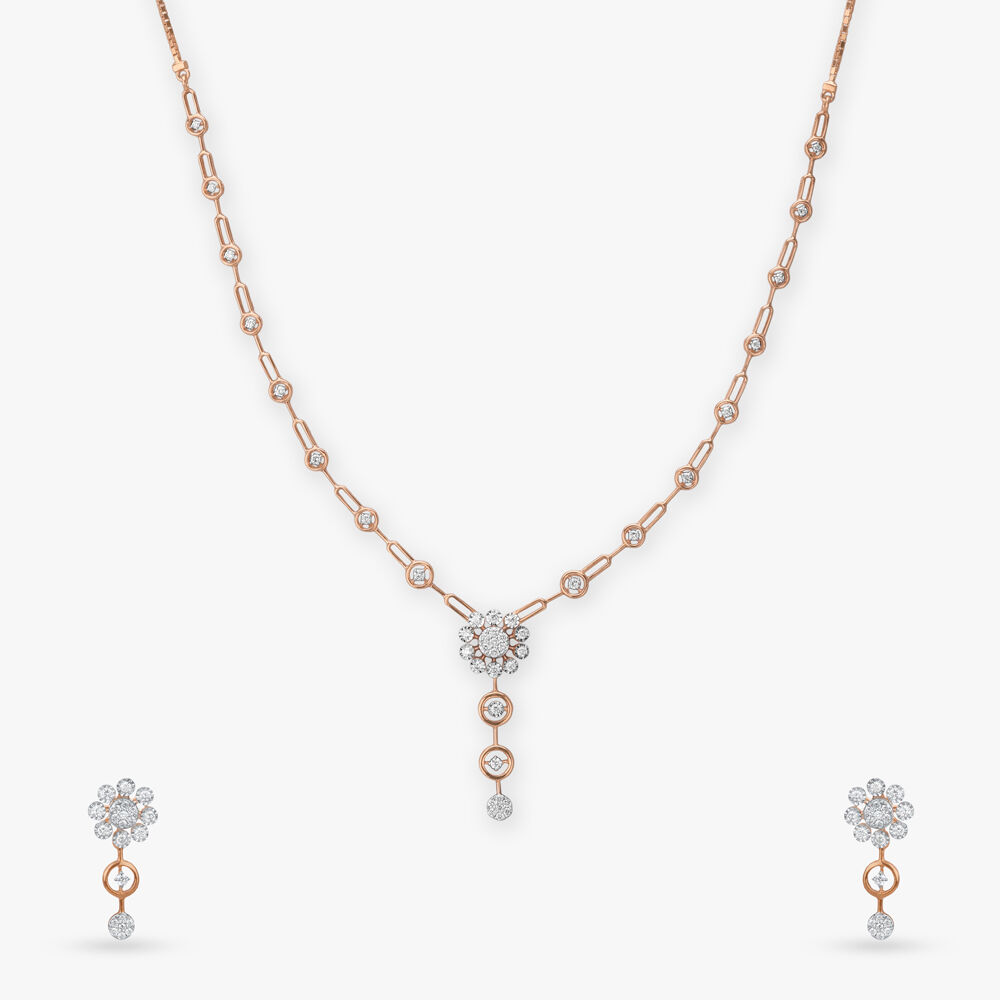 Buy Diamond Necklace Set for Women Online Tanishq