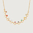 Solar Symphony 14KT Navratna Necklace,,hi-res image number null