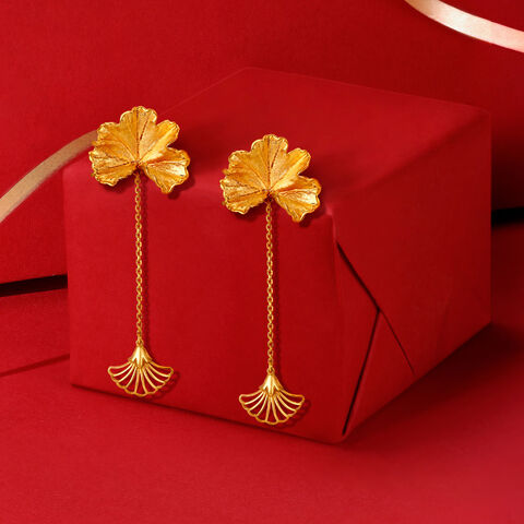 The Golden Fall Drop Earrings