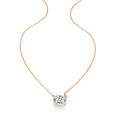 14KT Rose Gold Galactic Dreams diamond Pendant with chain,,hi-res image number null