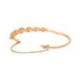 Elegant Two Toned Gold and Diamond Bangle,,hi-res image number null