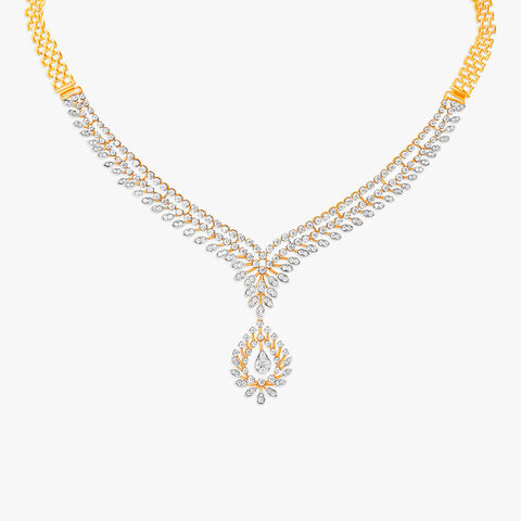 Elysian Grace Diamond Necklace Set