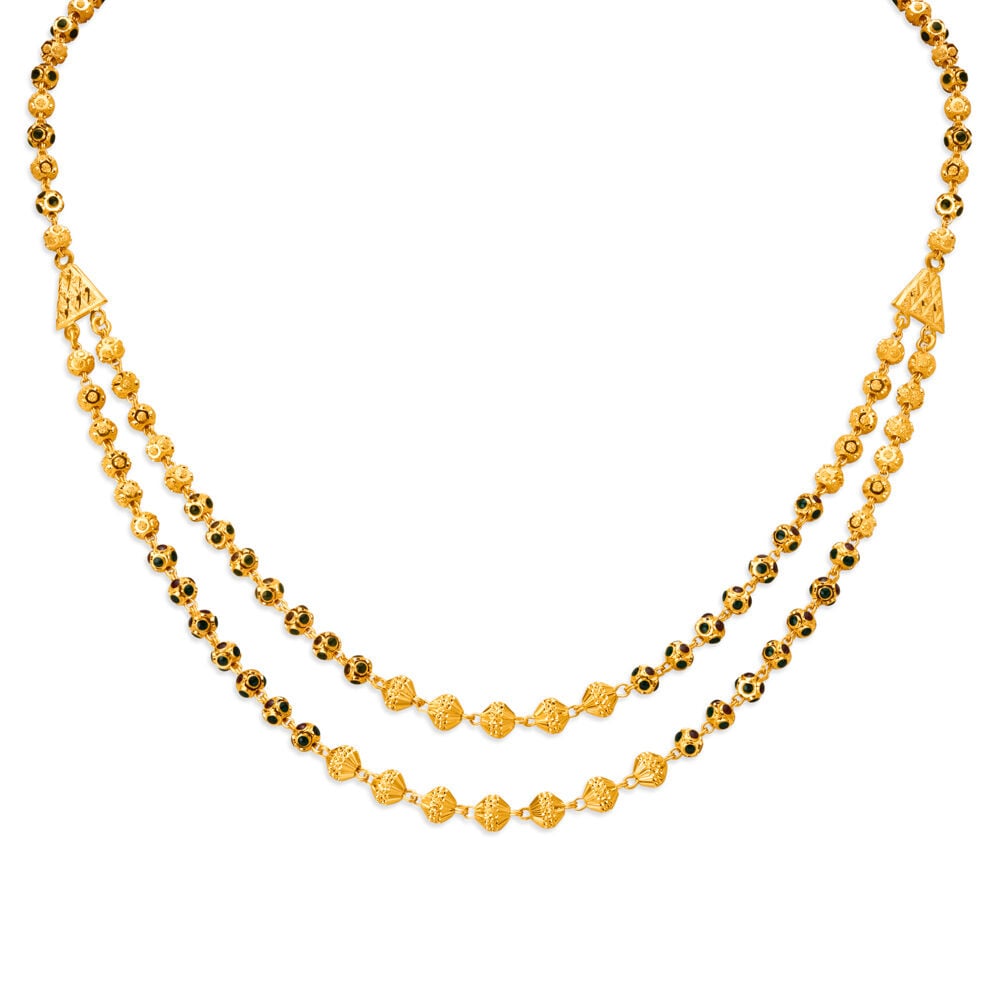 Tanishq gold chain 22k on sale