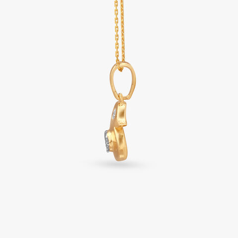 Quack-tastic Sparkle Diamond Pendant and Earrings Set For Kids
