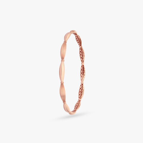 Blush Gleam Gold Bangle