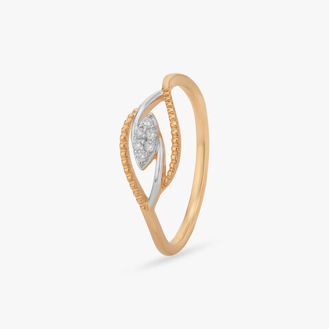 Petal Crest Diamond Ring