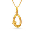 22 Karat Yellow Gold Oval Pendant,,hi-res image number null