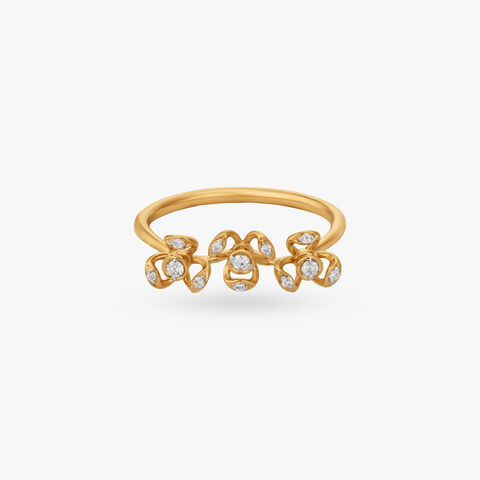 Triple Bloom Diamond Ring alternate view 1
