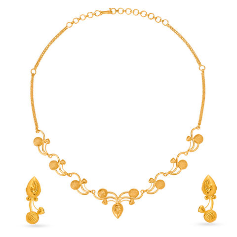 Golden Cherry Gold Necklace Set