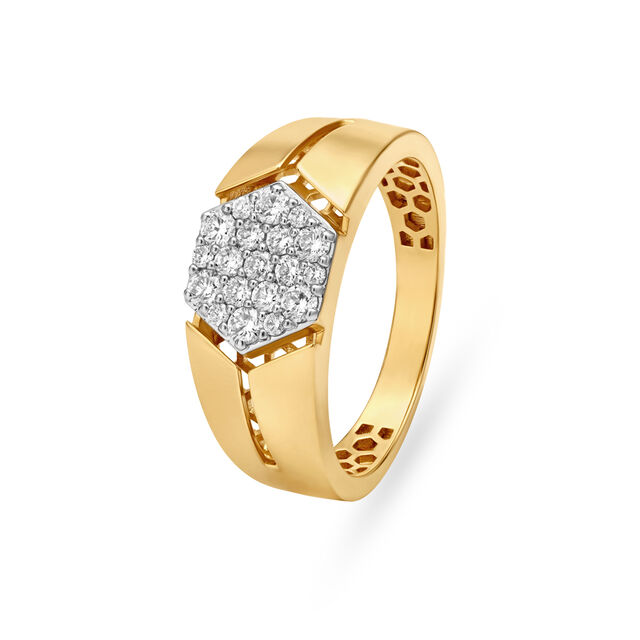 Casting Gold Finger Ring for Men,,hi-res image number null