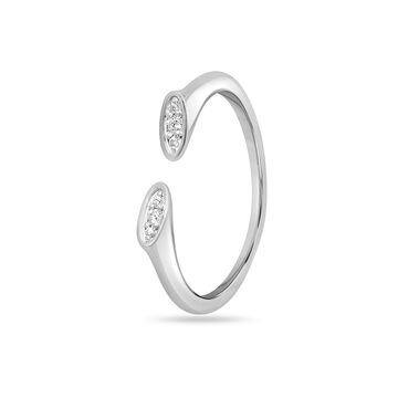 925 Silver Graceful Disjointed Ring
