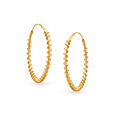 Contemporary Wavy Hoop Earrings,,hi-res image number null