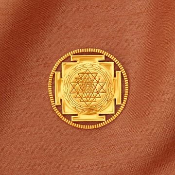 Shree Yantra 22 karat gold coin