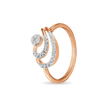 18 KT Rose Gold Charming Ring
