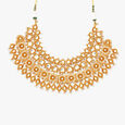 Beguiling glass kundan Necklace Set,,hi-res image number null