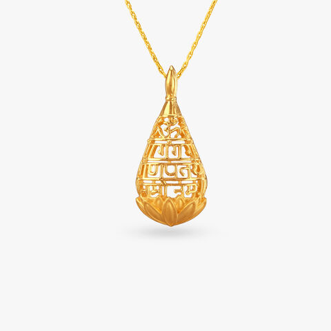 Radiant Reverence Gold Pendant