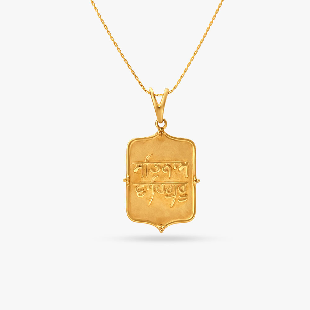 Tanishq ek onkar pendant shop