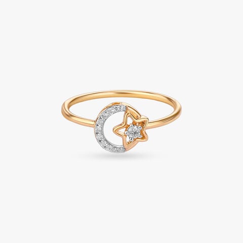 Moonlit Star Diamond Ring Diamond Ring