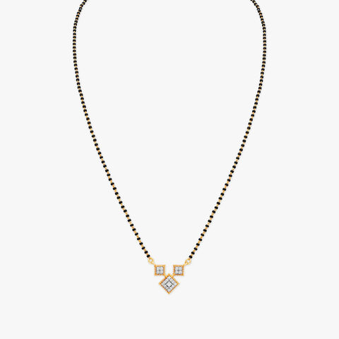 Block Spark Diamond Mangalsutra