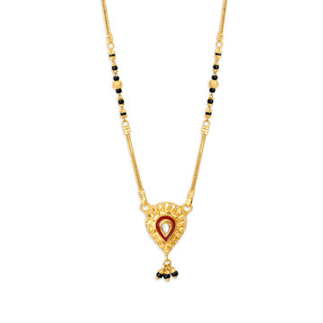 Charming Teardrop Mangalsutra