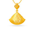 Classy Triangular Pendant and Earrings Set,,hi-res image number null