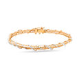 14 KT Yellow Gold Shimmering Coiled Bangle,,hi-res image number null